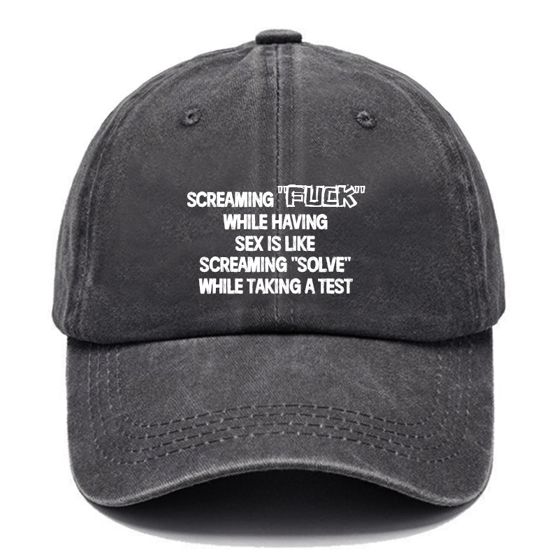 Screaming "fuck" While Having Sex Is Like Screaming "solve" While Taking A Test Cap-Maturelion