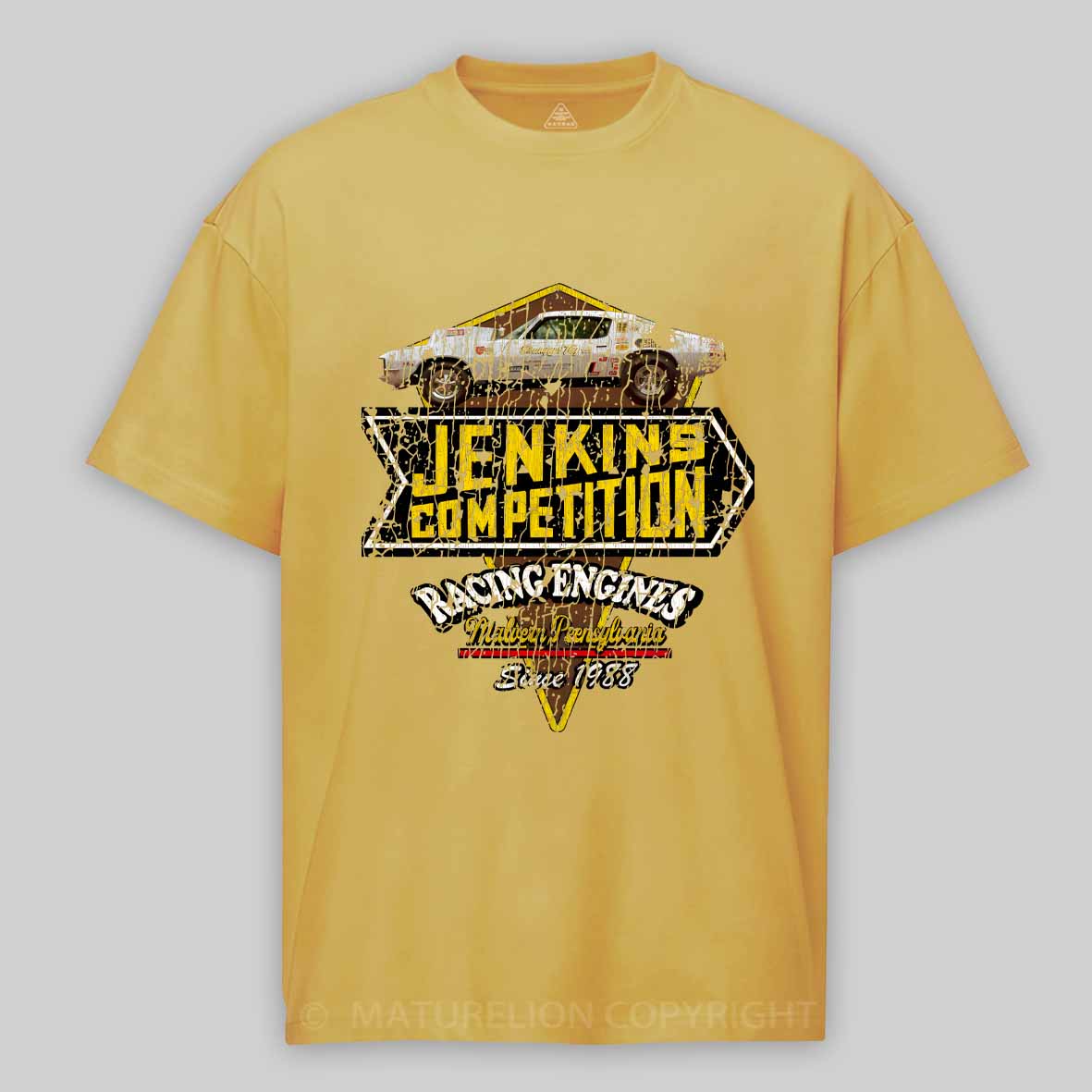Maturelion JENKINS COMPETITION RACING ENGINES // 1955 VINTAGE Cotton T-shirt