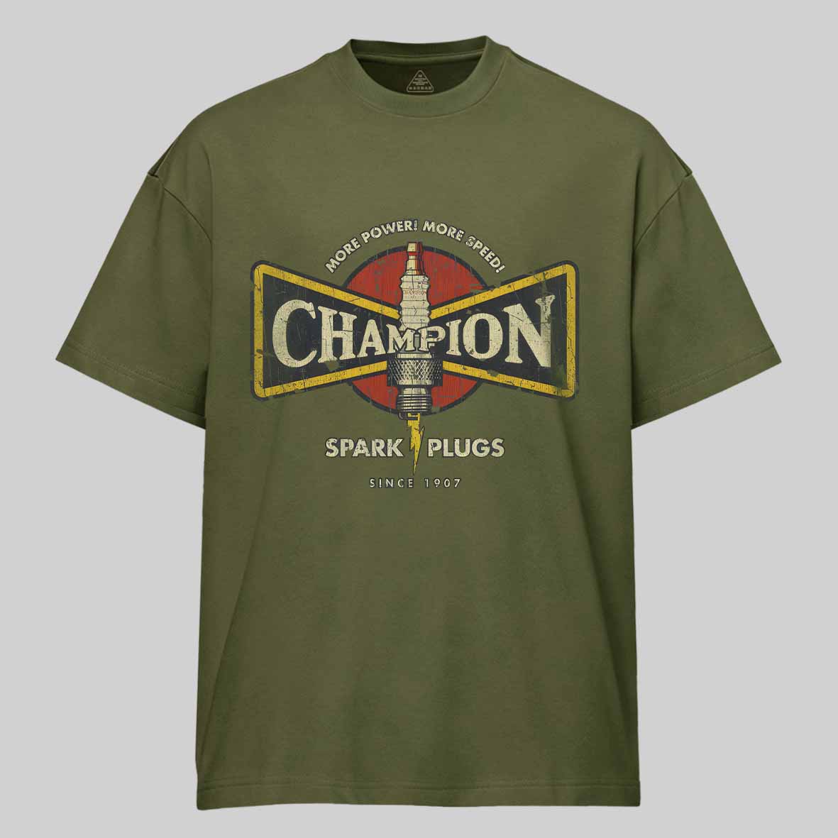 Maturelion Champion More Power More Speed 1907 Cotton T-shirt