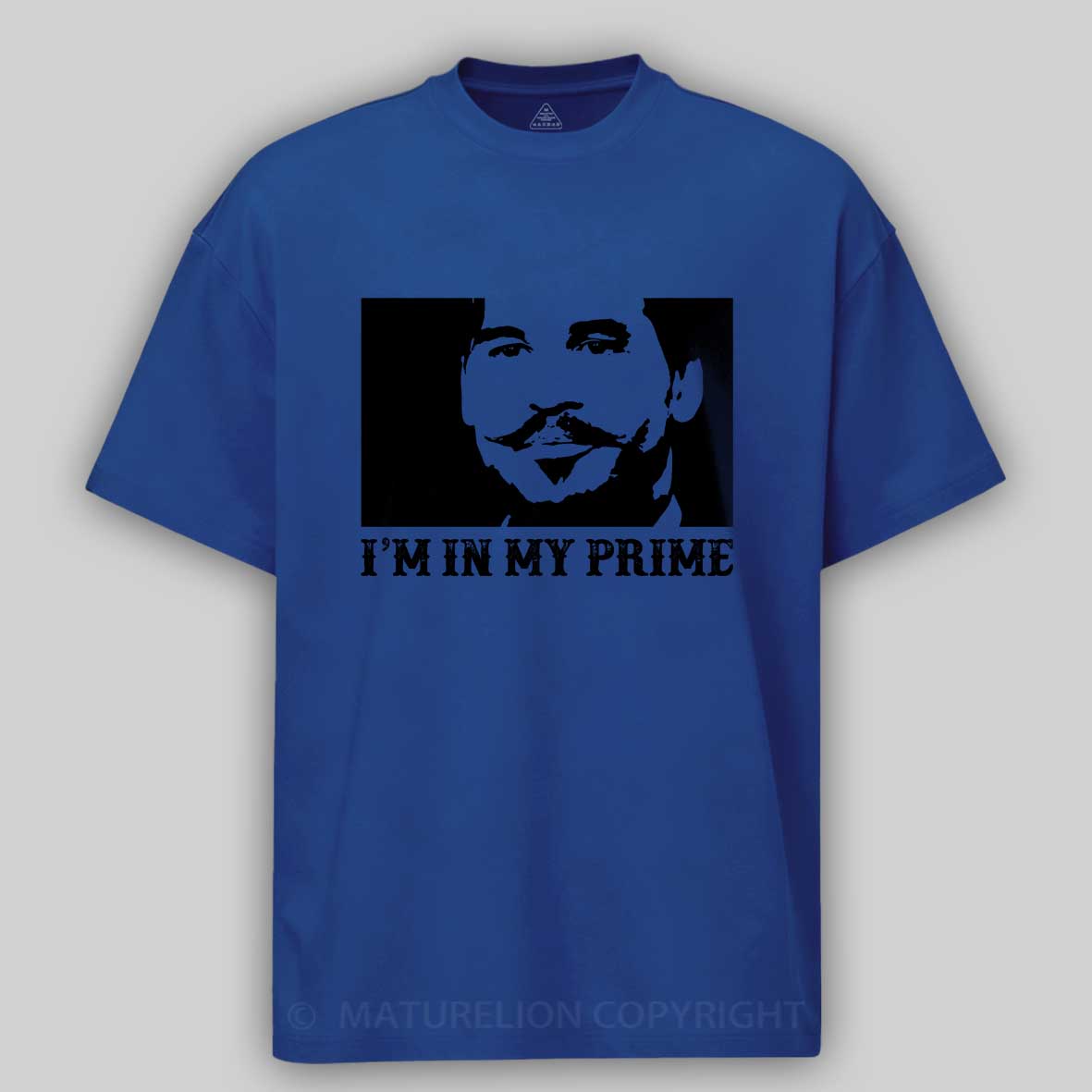 Maturelion Doc Holiday: "I'm In My Prime." Cotton T-shirt