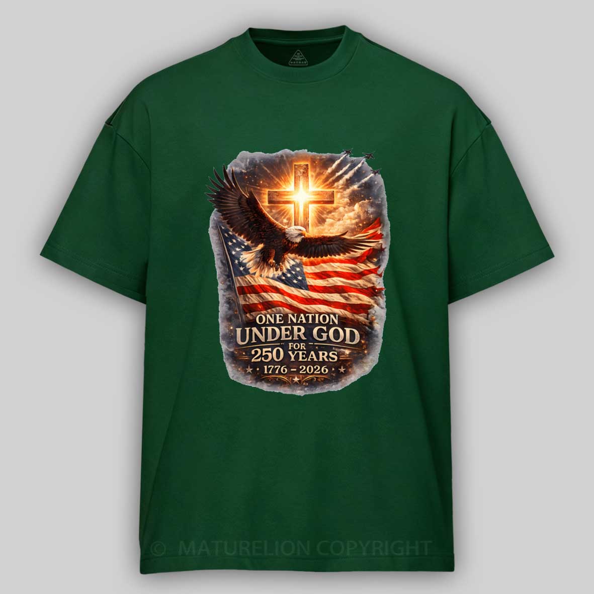 Maturelion Usa 250Th Anniversary Patriotic 4Th Of July T-shirt 