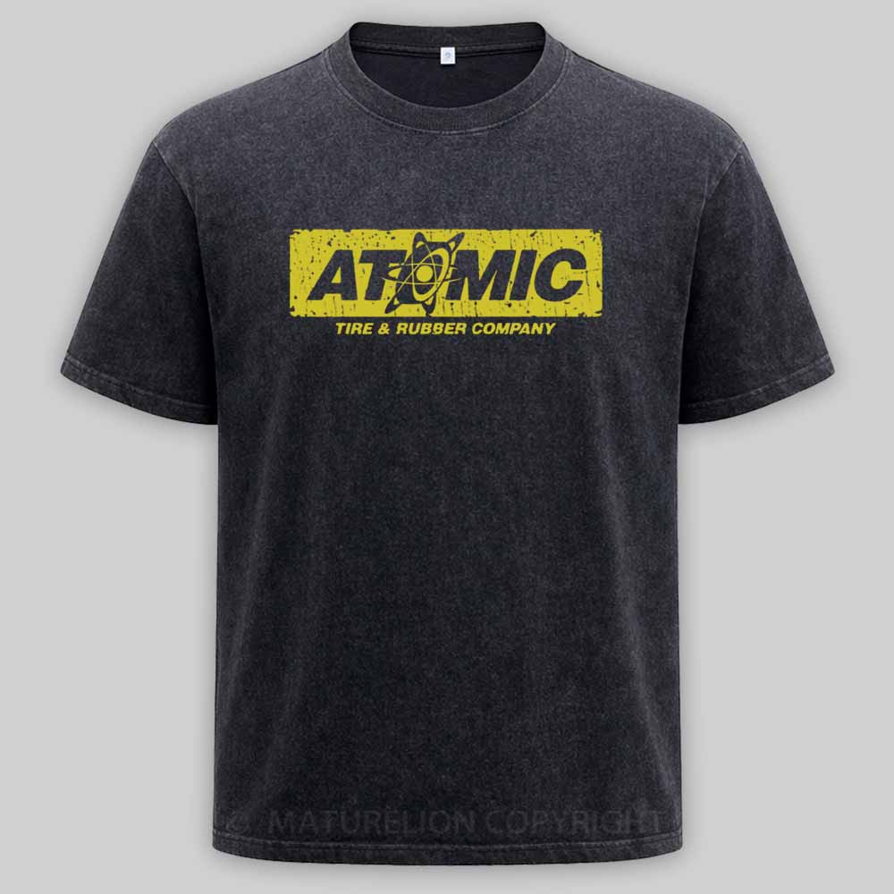 Maturelion Atomic Tire & Rubber Co. 2004 Washed T-shirt