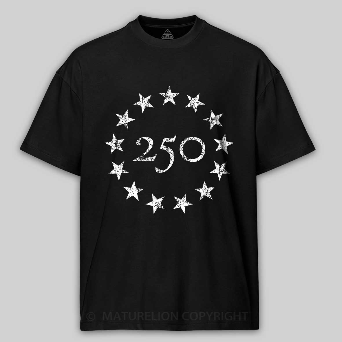 Maturelion Star America 250 Anniversary Cotton T-shirt 