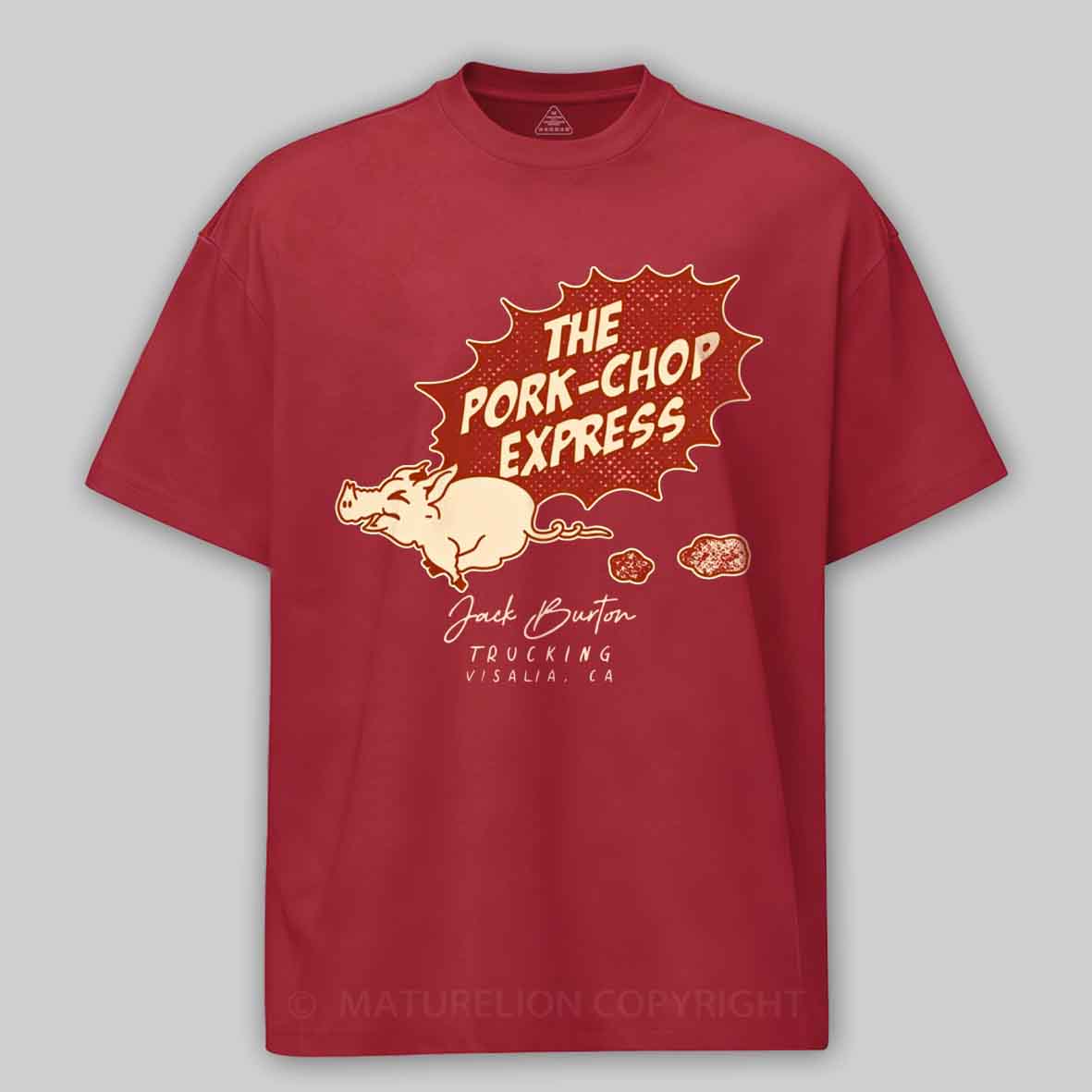 Maturelion The Pork Chop Express Vintage Cotton T-shirt