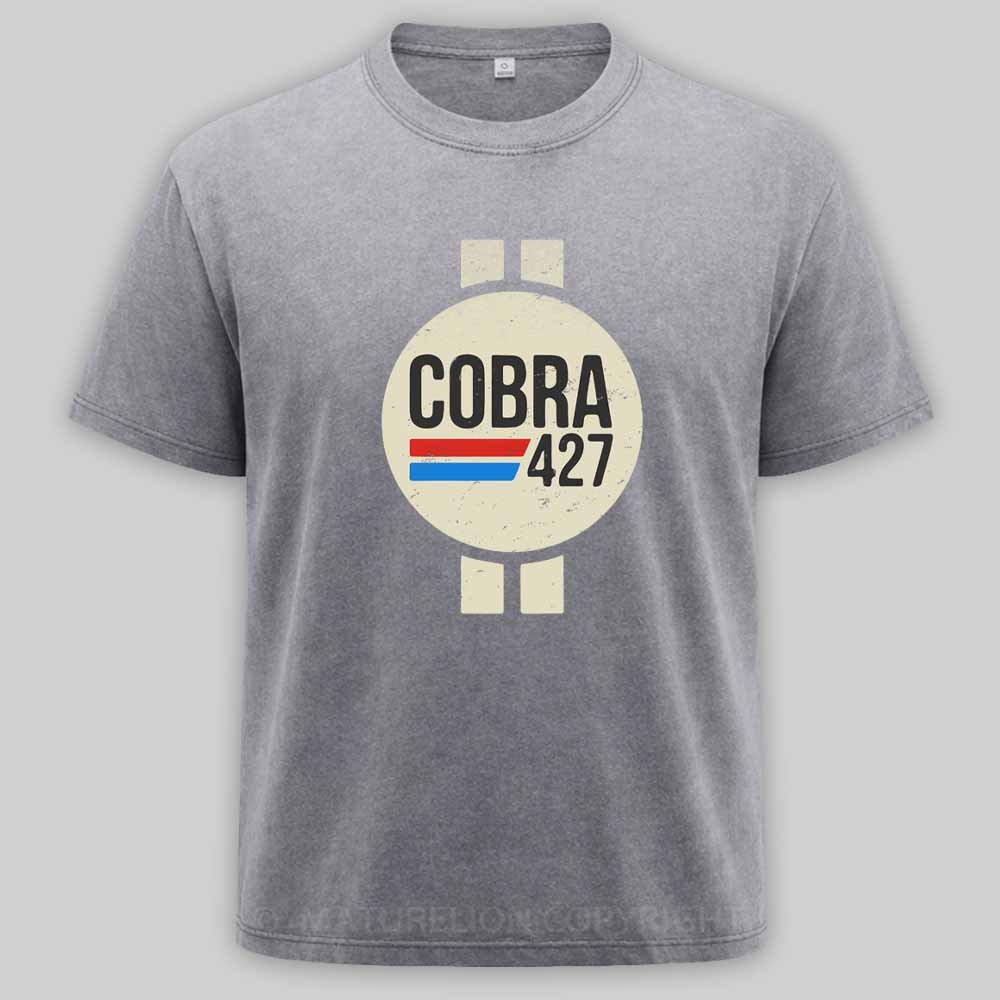 Maturelion Cobra 427 Retro Logo Washed T-shirt