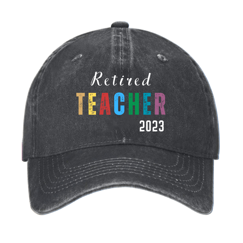 Retired Teacher 2023 Cap-Maturelion