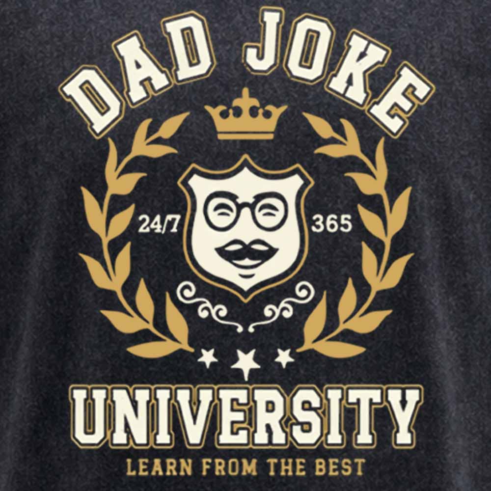Maturelion Dad Joke University Funny Dad Humor Father´s day Birthday Gift Washed T-shirt