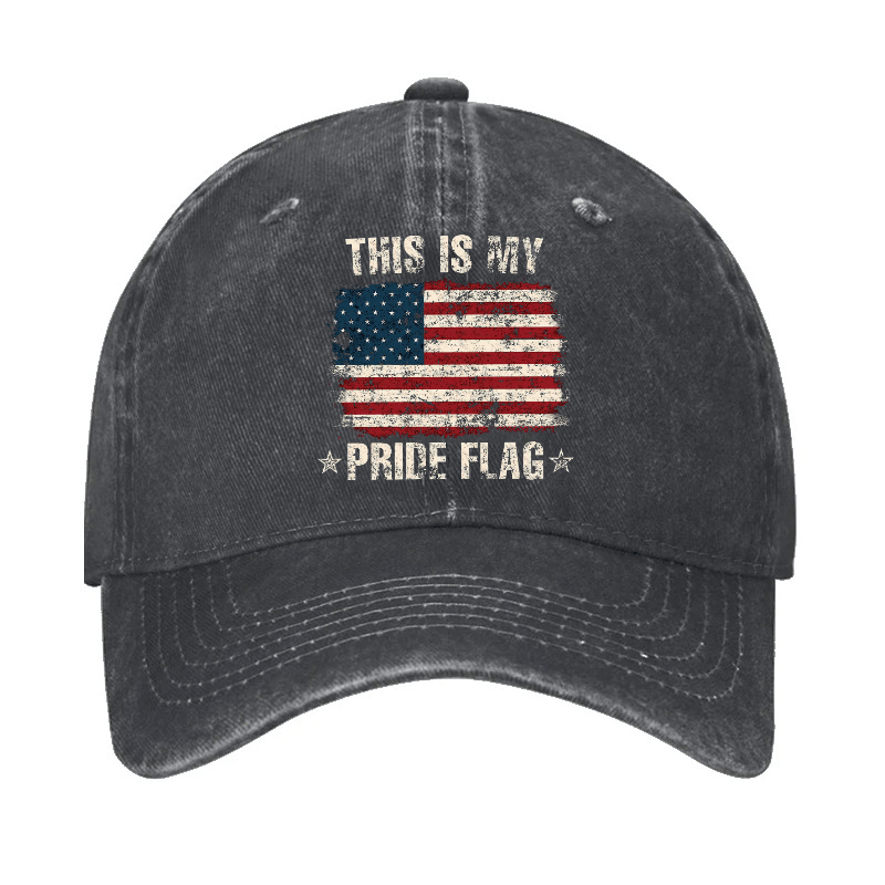 This Is My Pride Flag Print Baseball Cap-Maturelion