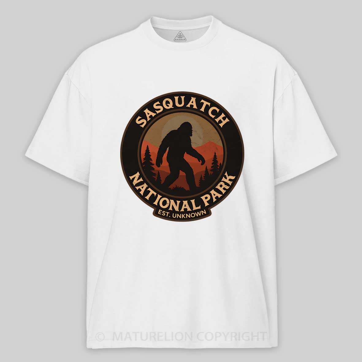 Maturelion Sasquatch National Park Cotton T-shirt
