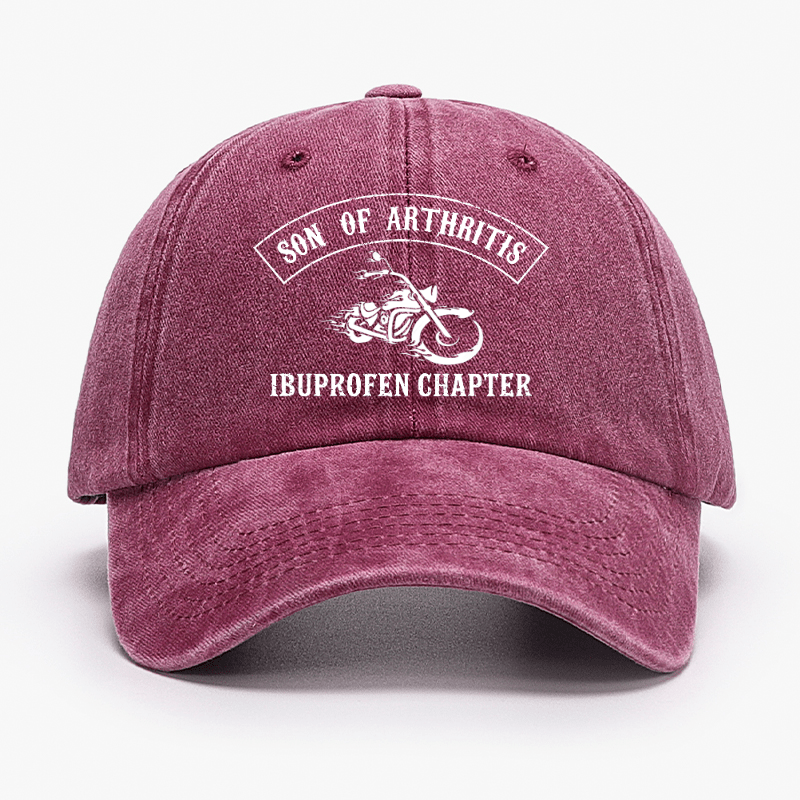 Sons Of Arthritis Ibuprofen Chapter Funny Biker Cap-Maturelion