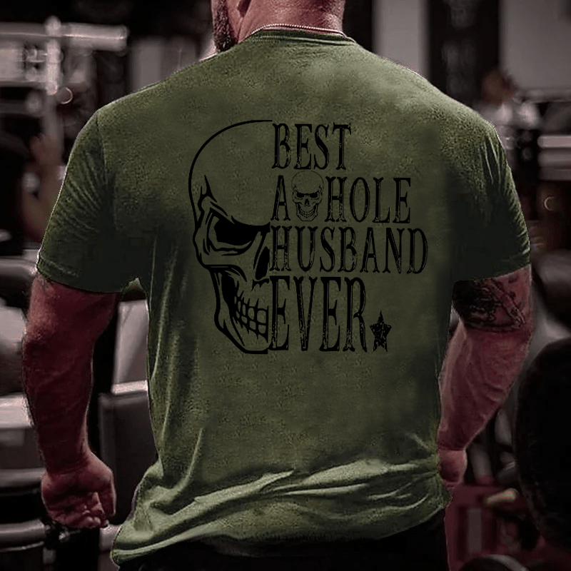 Best Asshole Husband Ever Cotton T-shirt-Maturelion