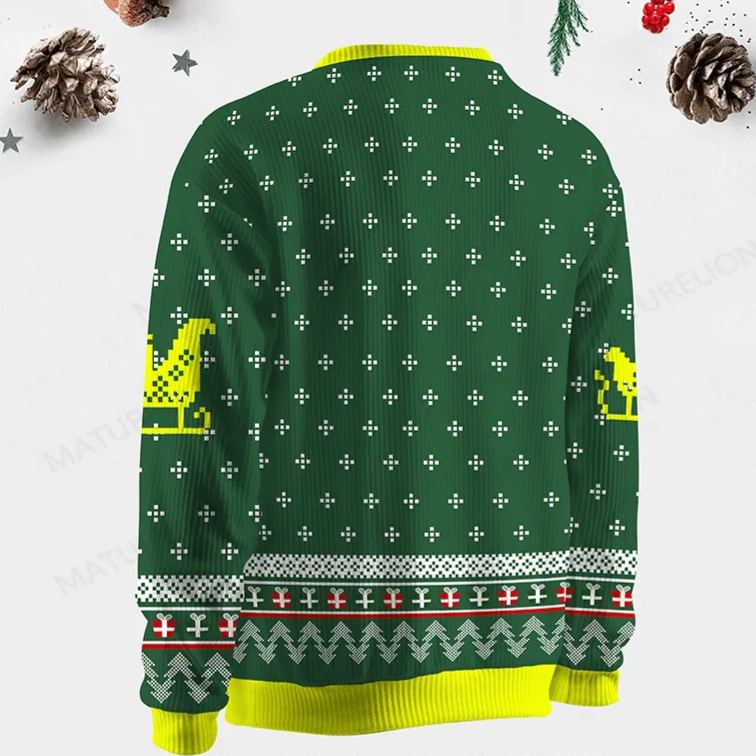 Maturelion  Today I'm Not Gonna Be An Asshole I'm Gonna Be Nice Stop Laughing You Fuckers It Could Happen Ugly Sweater