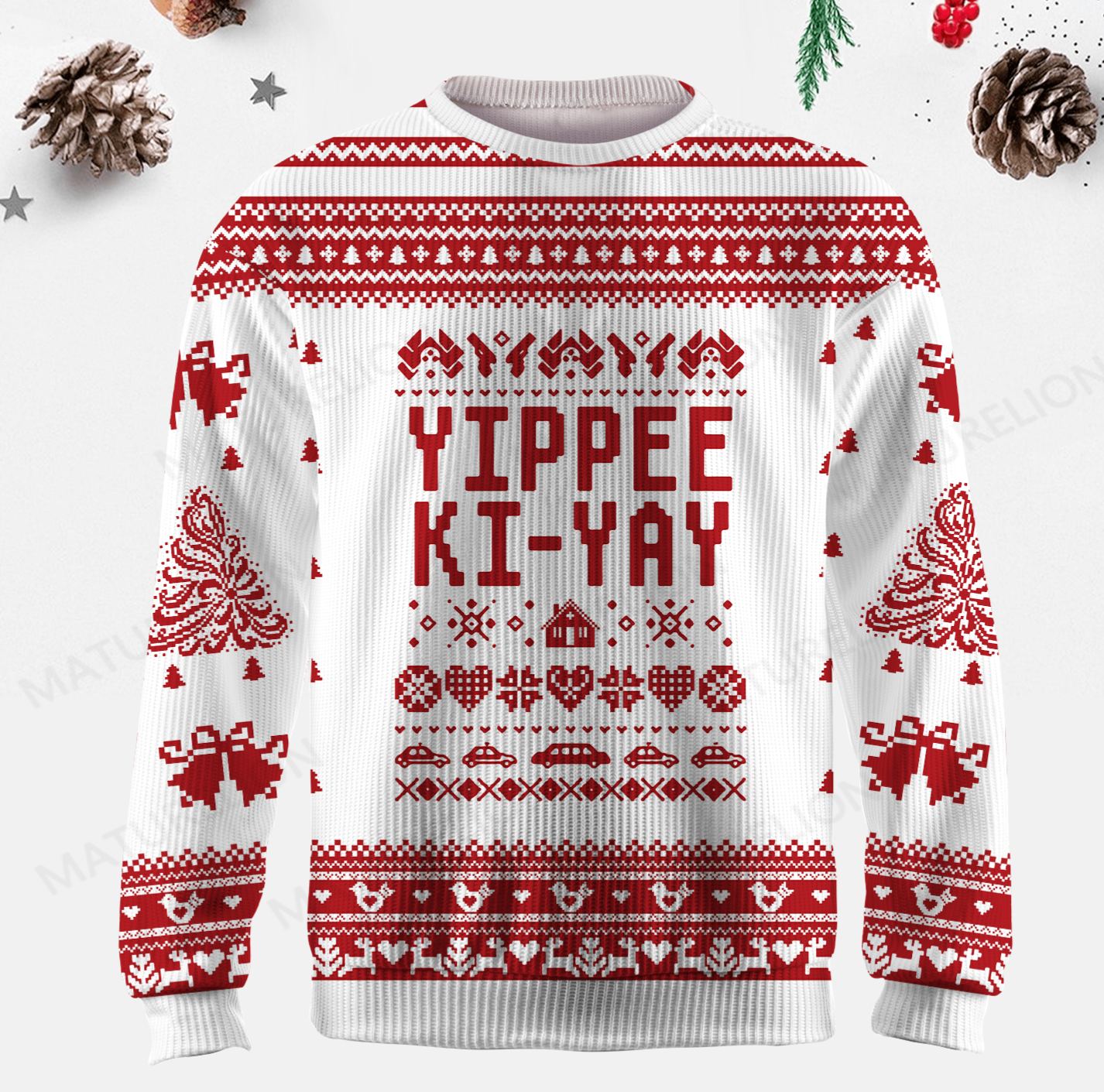 Maturelion Yippee-Ki-Yay Ugly Sweater