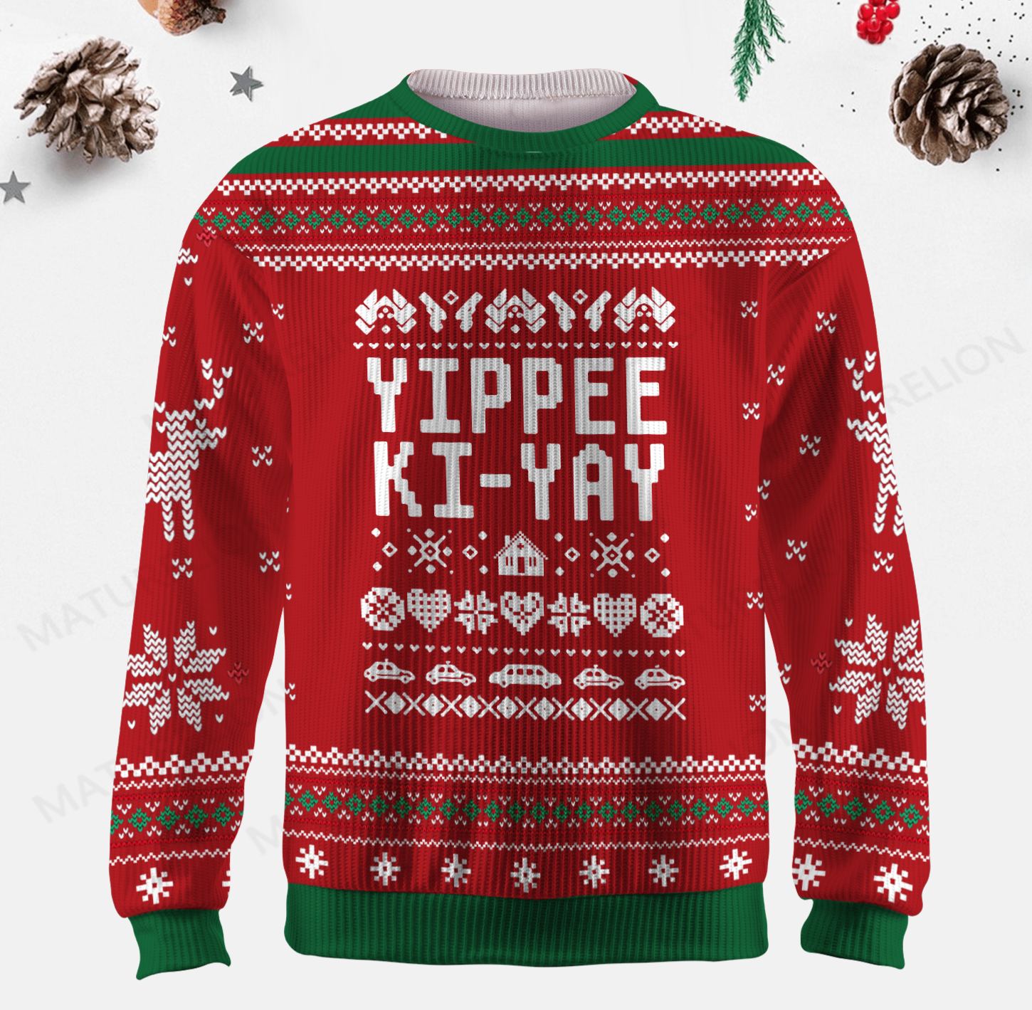Maturelion Yippee-Ki-Yay Ugly Sweater