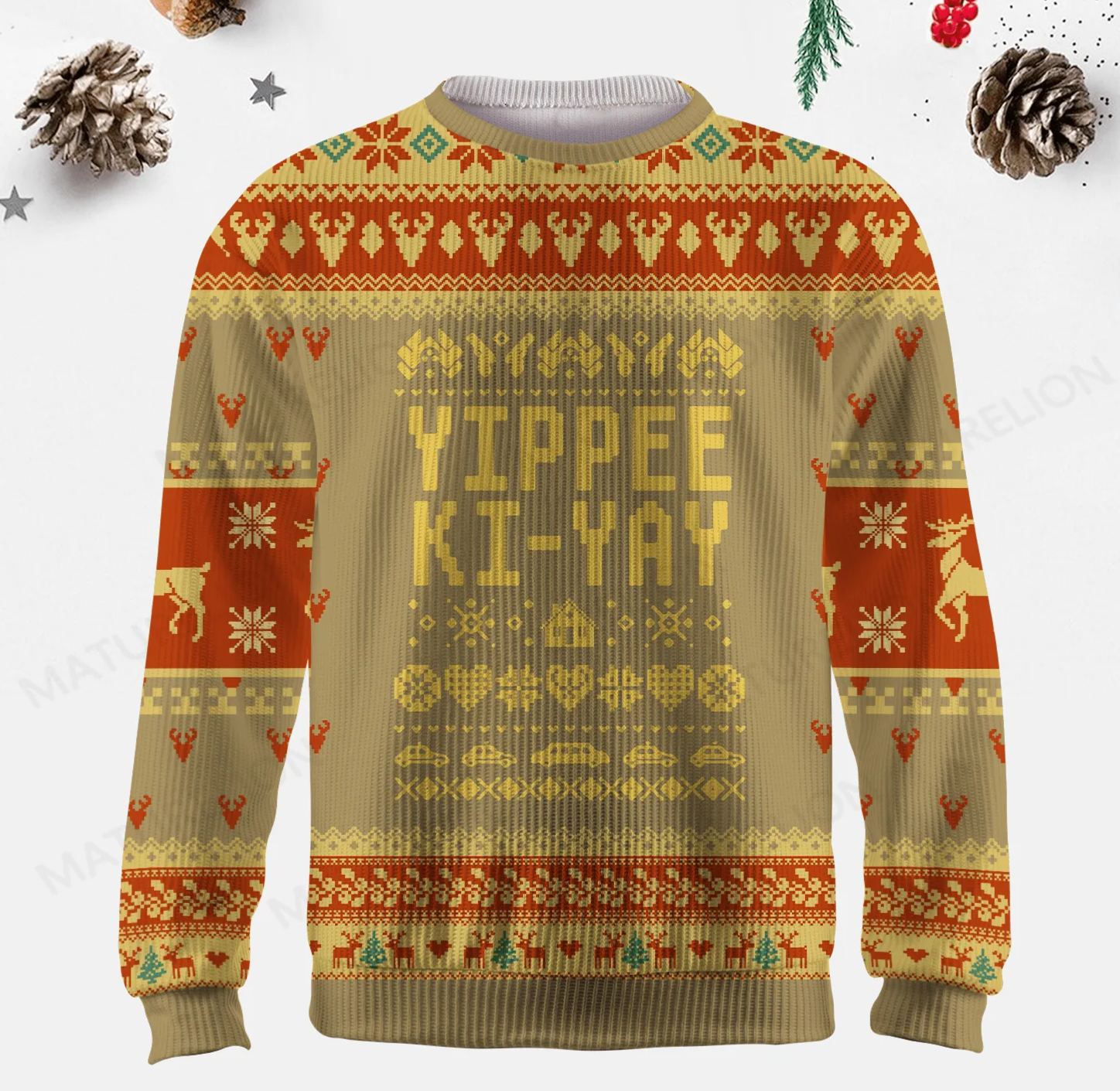 Maturelion Yippee-Ki-Yay Ugly Sweater