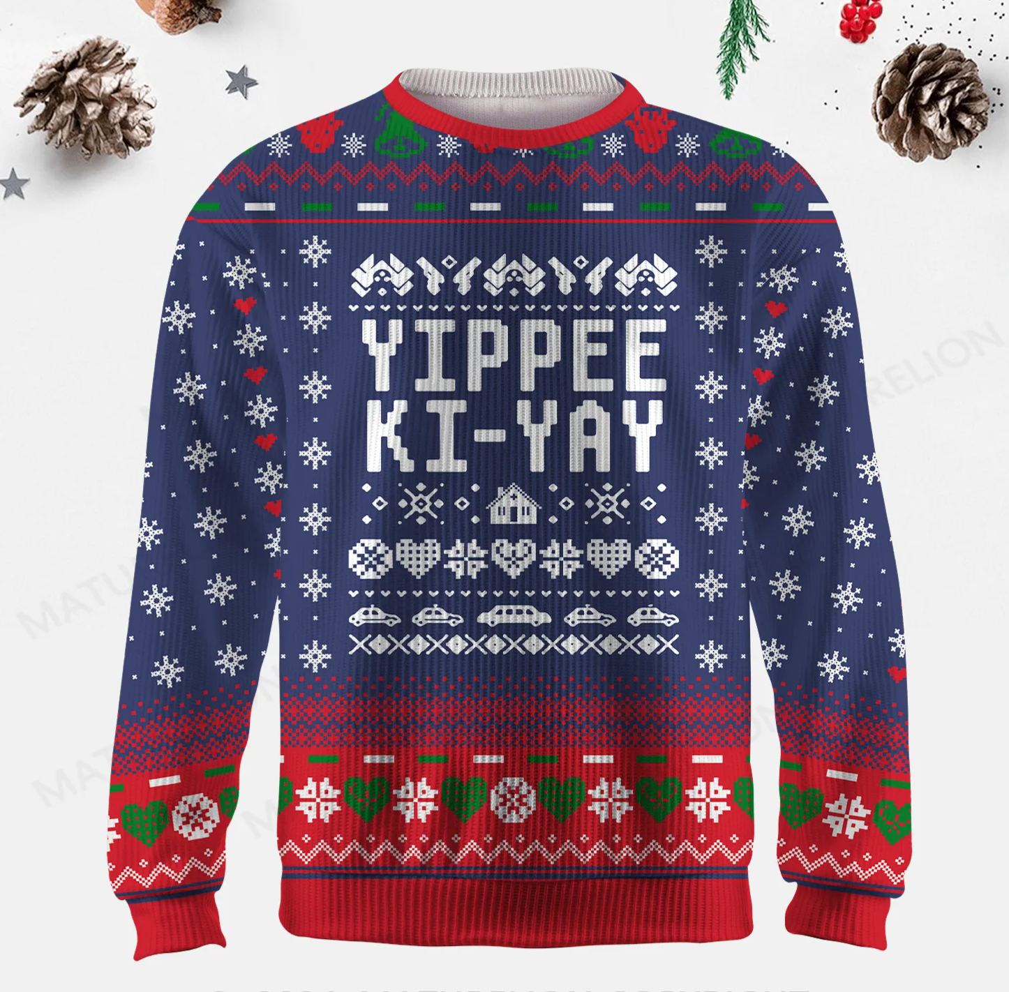 Maturelion Yippee-Ki-Yay Ugly Sweater
