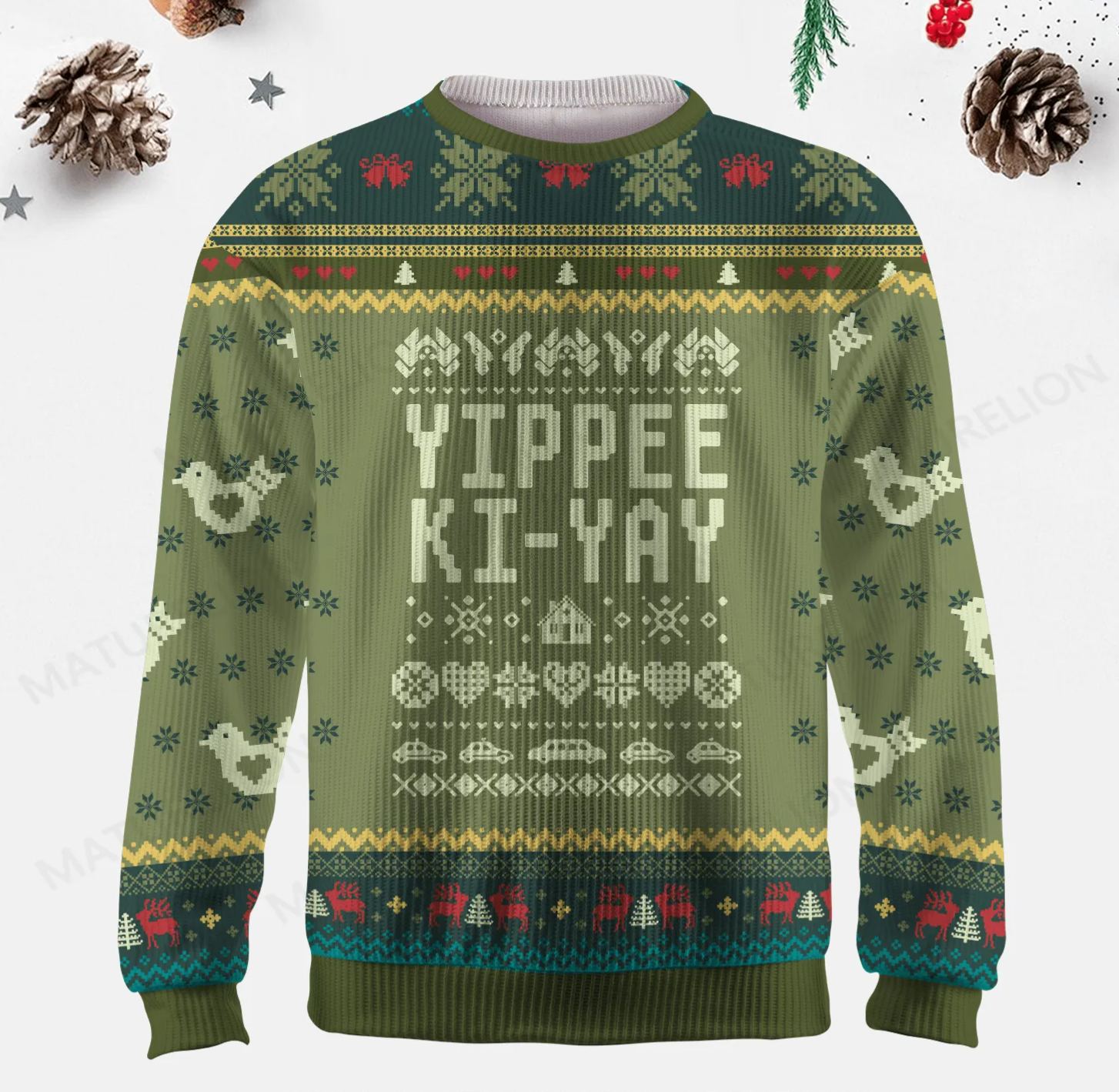 Maturelion Yippee-Ki-Yay Ugly Sweater