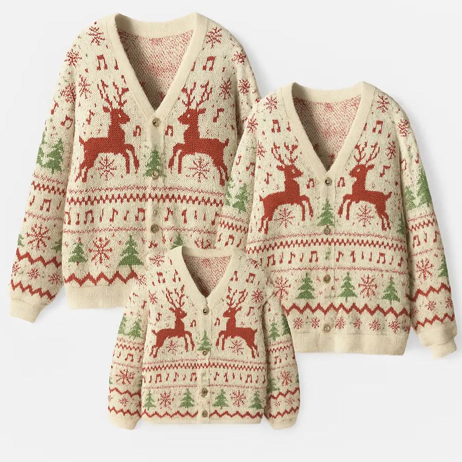 Maturelion 1950S Vintage Jingle Bell Christmas Sweater