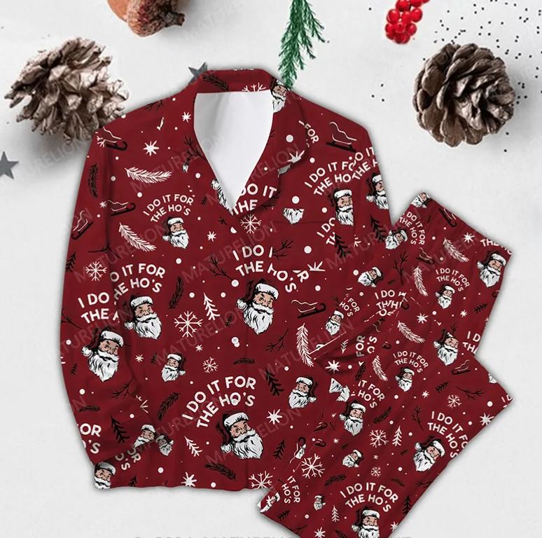 Maturelion Jolly Christmas Sleepwear Funny Pajamas