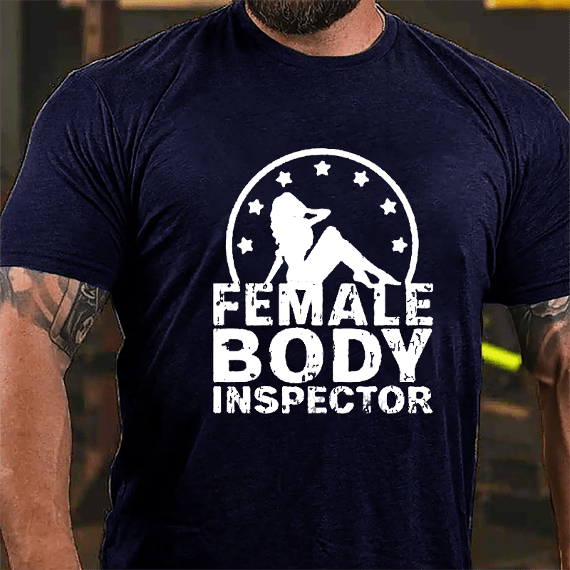 Female Body Inspector Cotton T-shirt-Maturelion