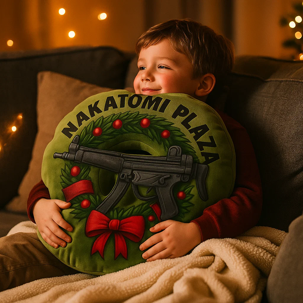 Maturelion Nakatomi Plaza Christmas Party 1988 Holiday Gifts Graphic 3D Print Pillow