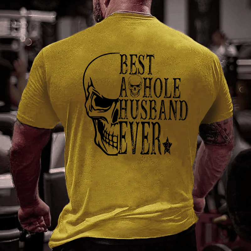 Best Asshole Husband Ever Cotton T-shirt-Maturelion