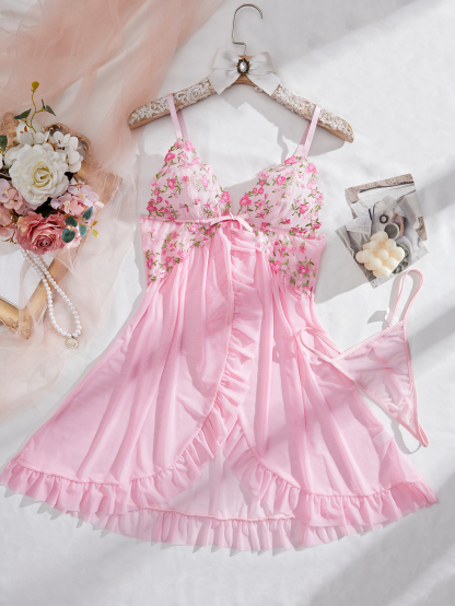 Embroidered nightgown#5