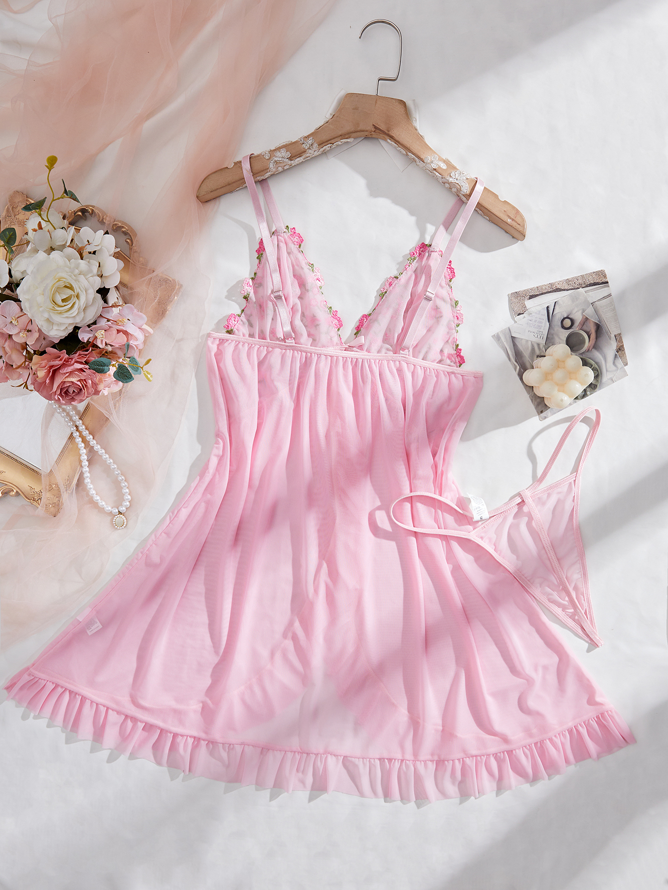 Embroidered nightgown#5