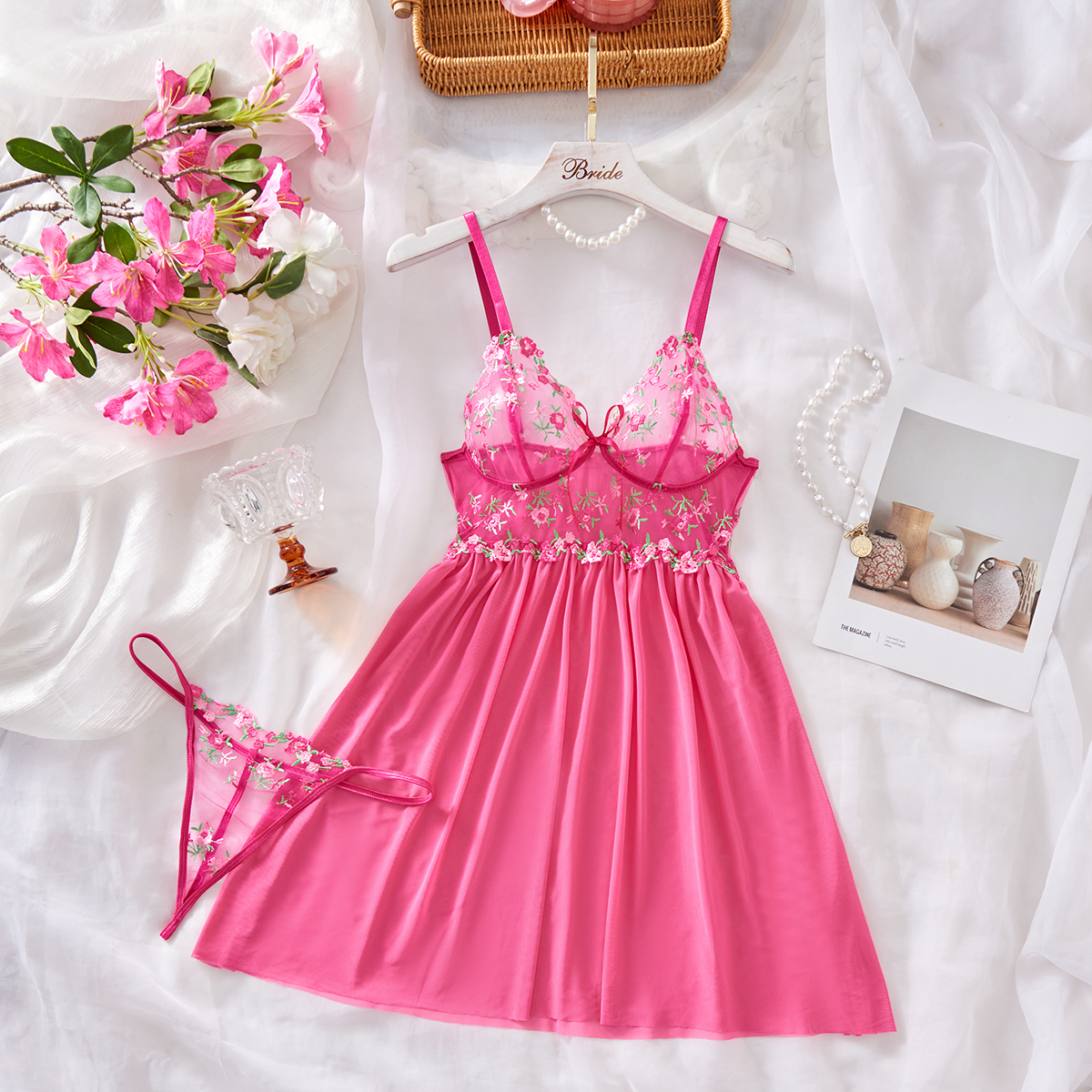 Embroidered nightgown#3