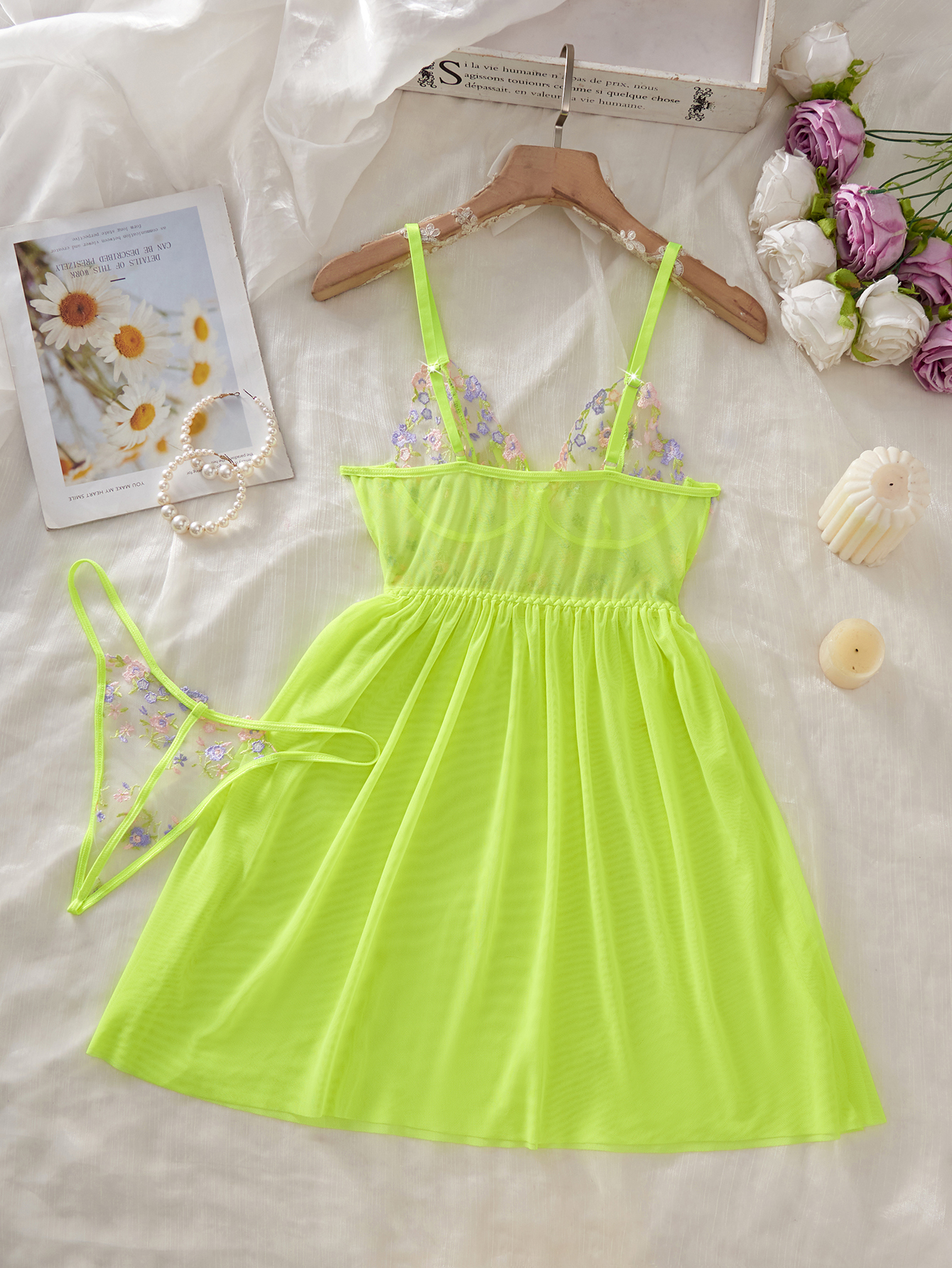 Embroidered nightgown#4