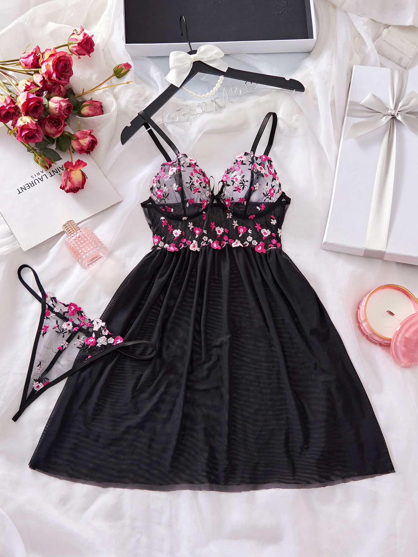 Embroidered nightgown#2