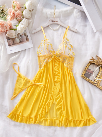 Embroidered nightgown#6