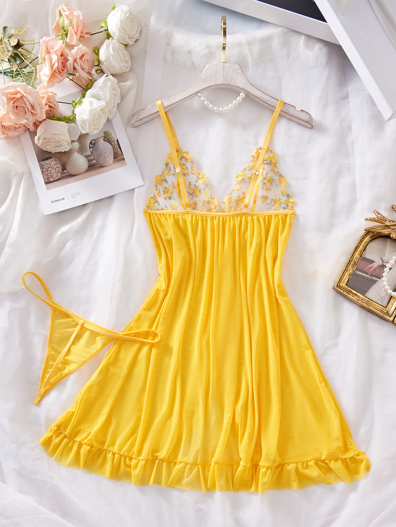 Embroidered nightgown#6