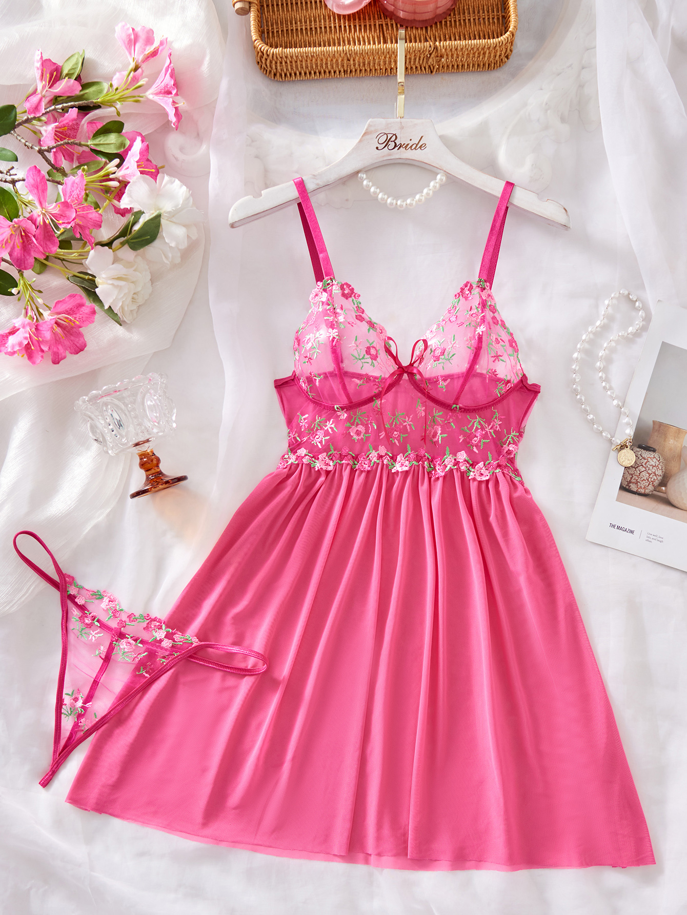 Embroidered nightgown#3