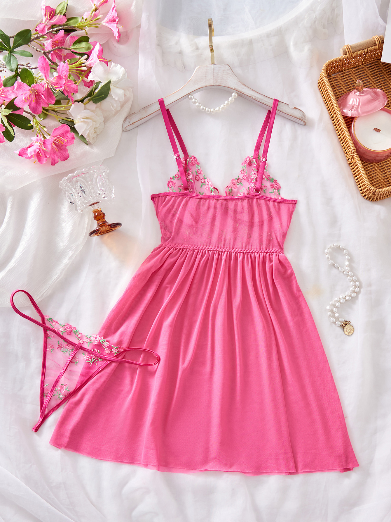 Embroidered nightgown#3