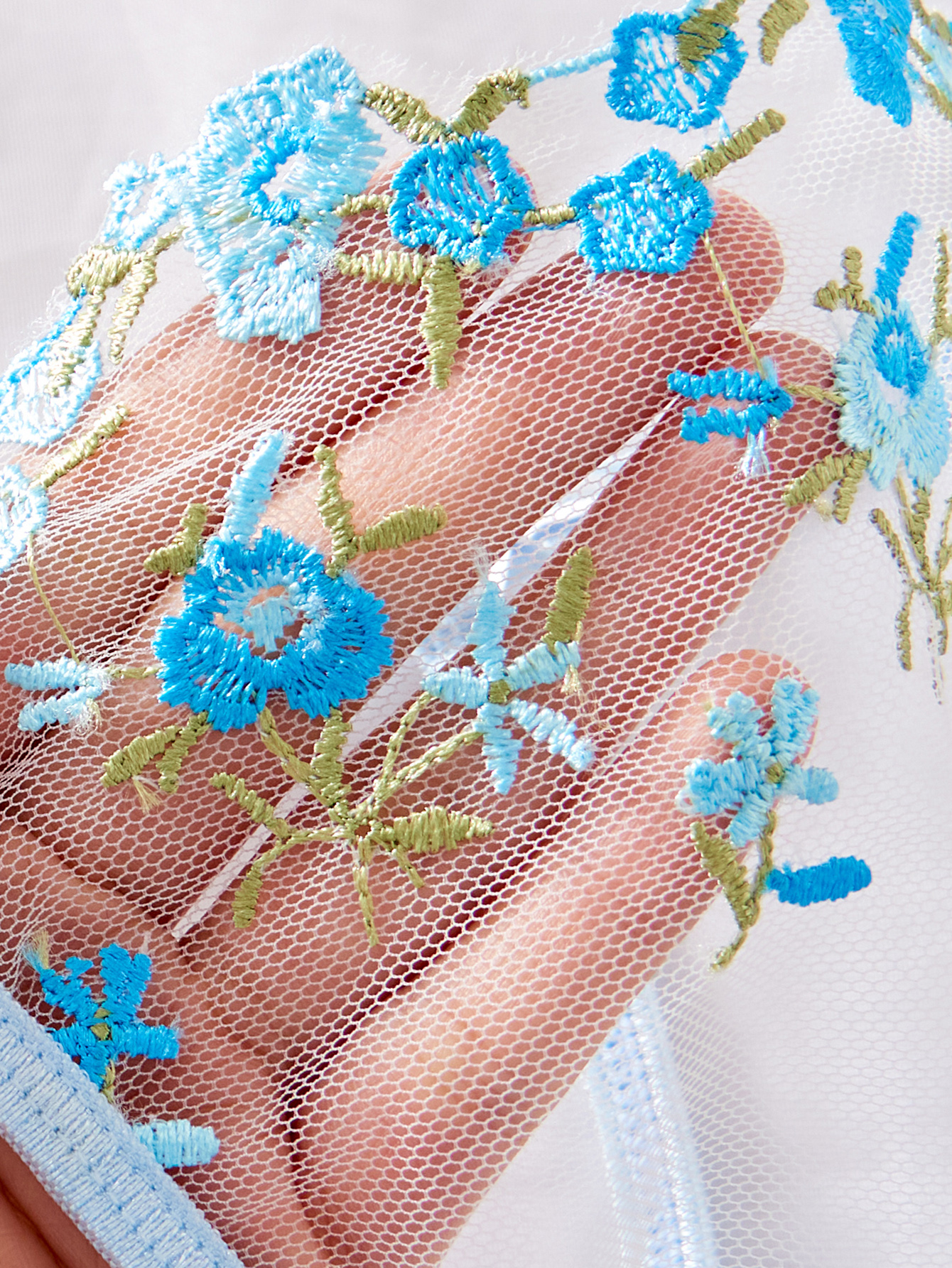 Embroidered nightgown#1