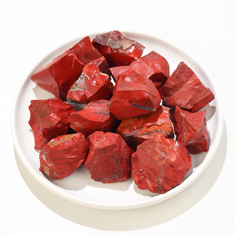 💎Natural crystal raw stone red jasper diffuser stone✨