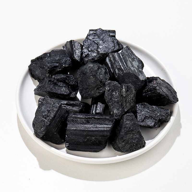 💎 Natural crystal rough black tourmaline diffuser stone✨