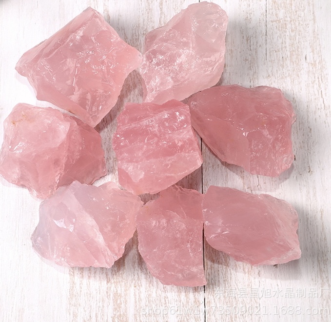 💎Natural pink crystal raw stone aromatherapy stone large particles home office decoration✨