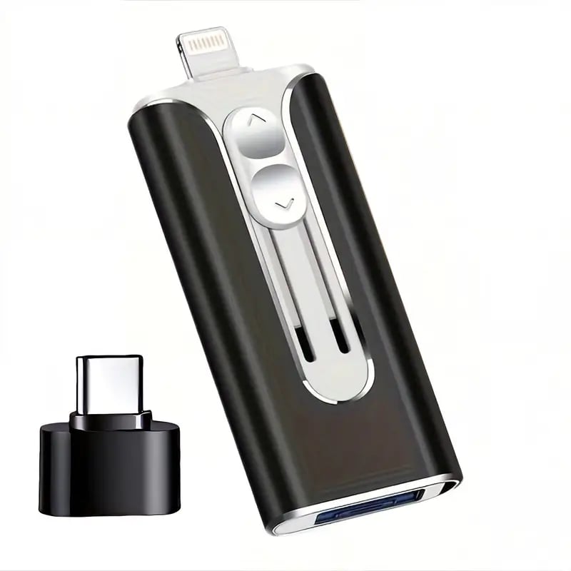 32~256GB Micro USB + 8 Pin + USB 3.0 4 in 1 Mobile Phone Computer U-Disk-POIULTD