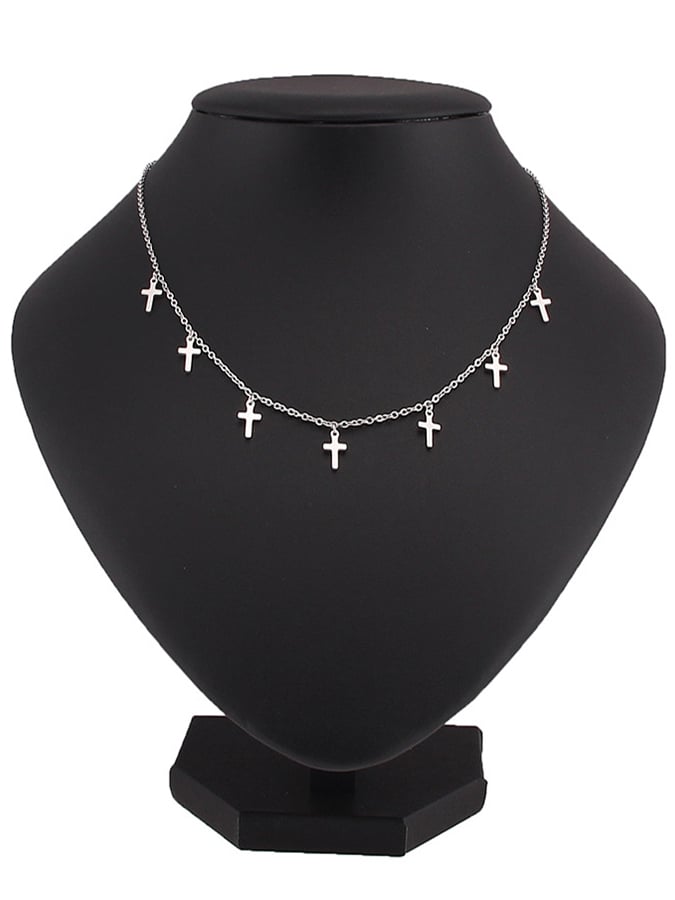 Women's Faith Cross Necklace-POIULTD