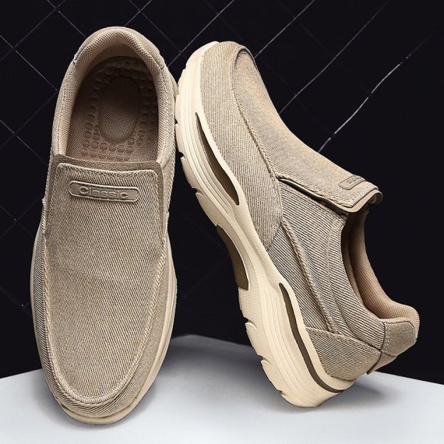 MEN'S CANVAS SLIP-ON SNEAKERS-POIULTD