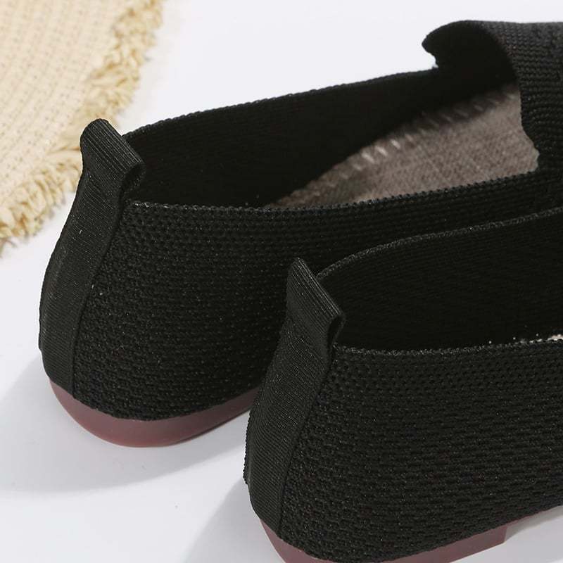 Casual Weave Women's Flat Shoes-POIULTD