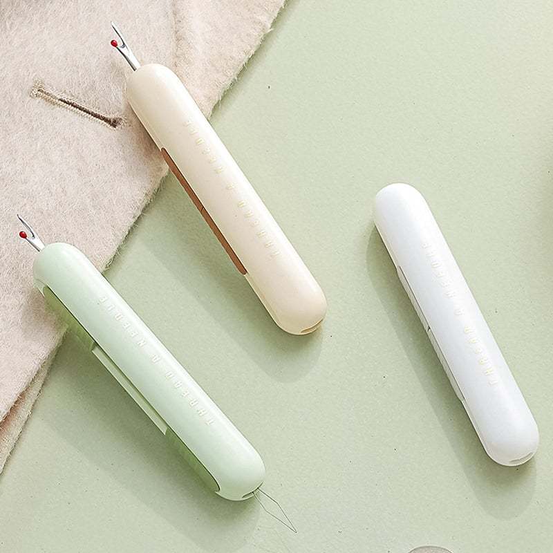 ❤2 In 1 Needle Threader Seam Ripper