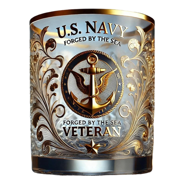 【Pre-sale】Honor Your Veteran Father's Service with a Timeless Tribute Glass He'll Treasure Forever-POIULTD