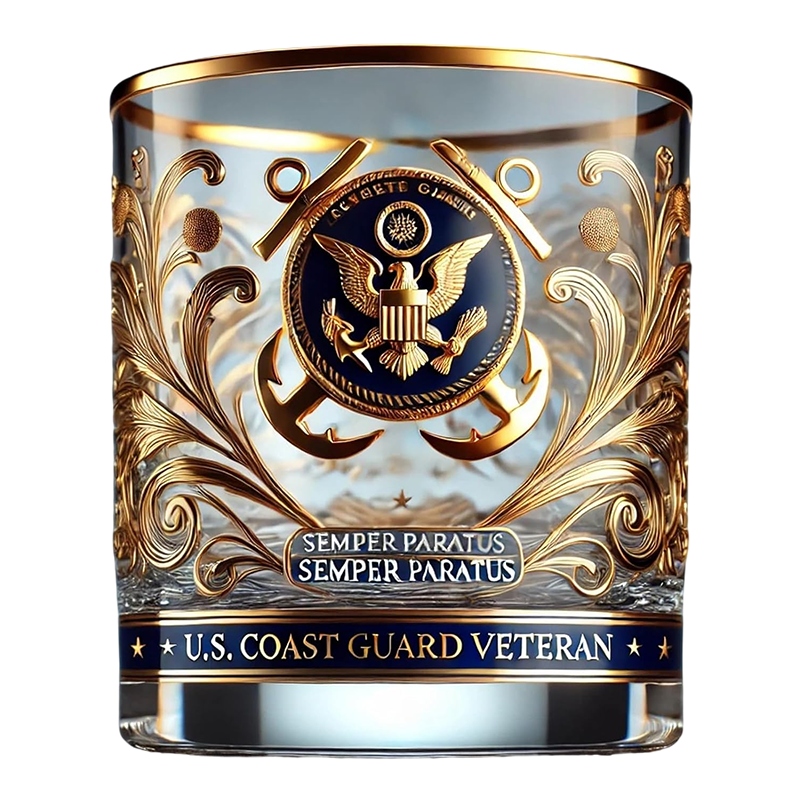 【Pre-sale】Honor Your Veteran Father's Service with a Timeless Tribute Glass He'll Treasure Forever-POIULTD