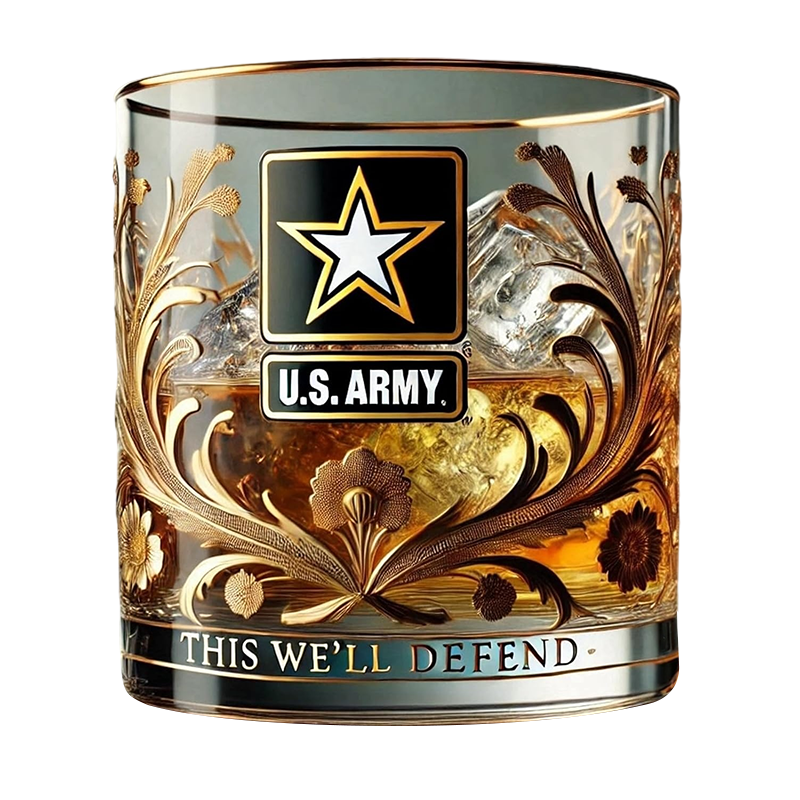 【Pre-sale】Honor Your Veteran Father's Service with a Timeless Tribute Glass He'll Treasure Forever-POIULTD