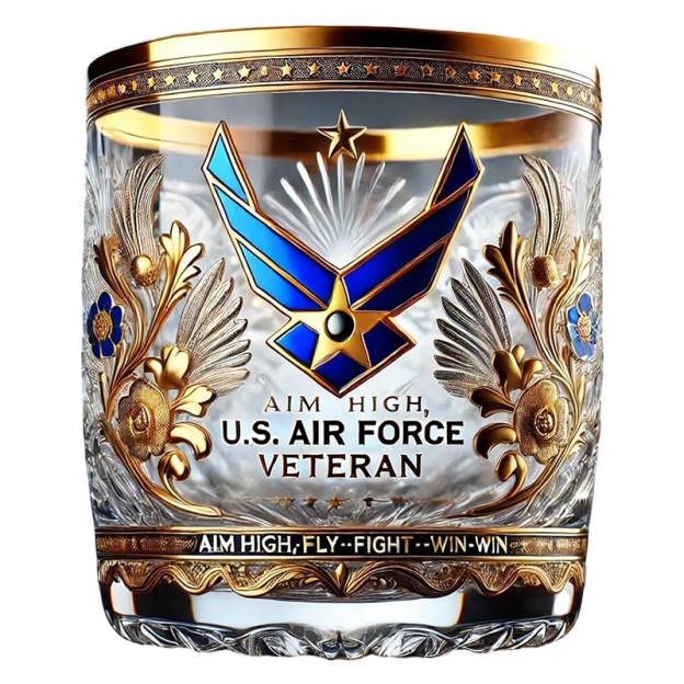 【Pre-sale】Honor Your Veteran Father's Service with a Timeless Tribute Glass He'll Treasure Forever-POIULTD