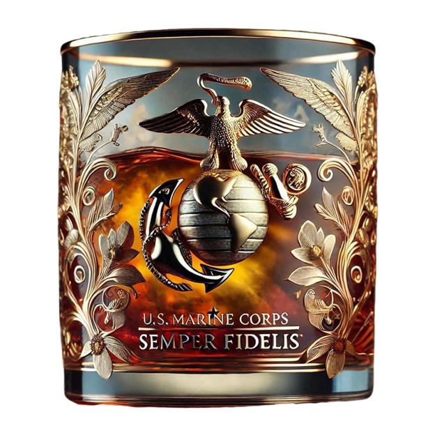 【Pre-sale】Honor Your Veteran Father's Service with a Timeless Tribute Glass He'll Treasure Forever-POIULTD