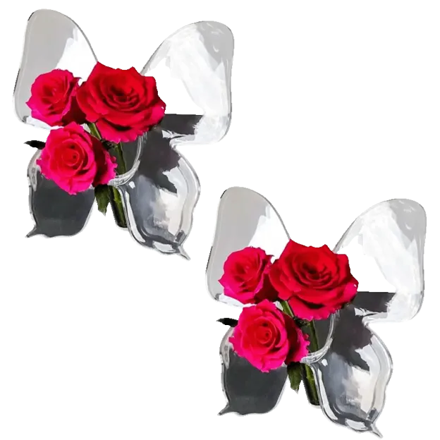 3x Bloomfly Vase-POIULTD